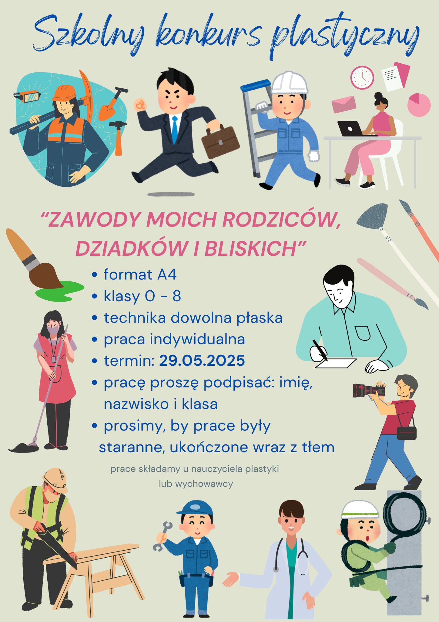 Szkolny konkurs plastyczny