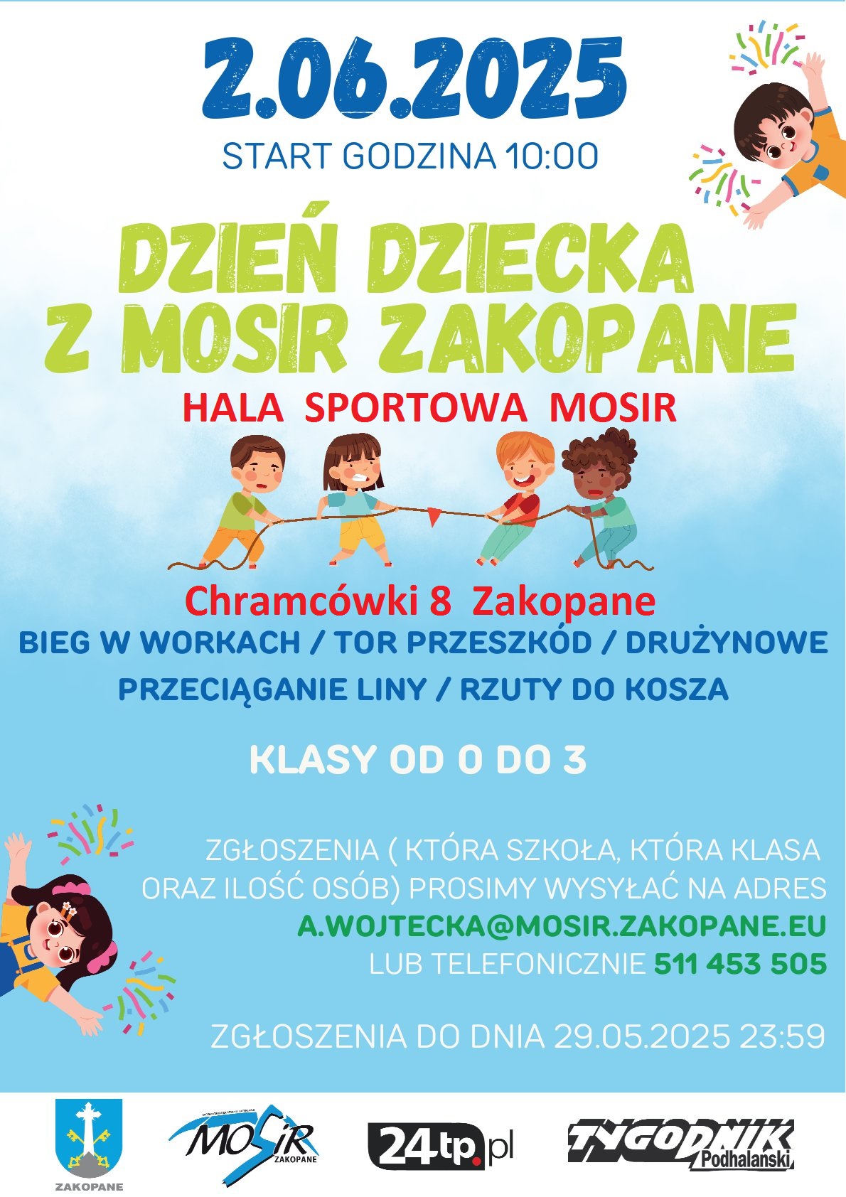 Dzień Dziecka w MOSIR Zakopane
