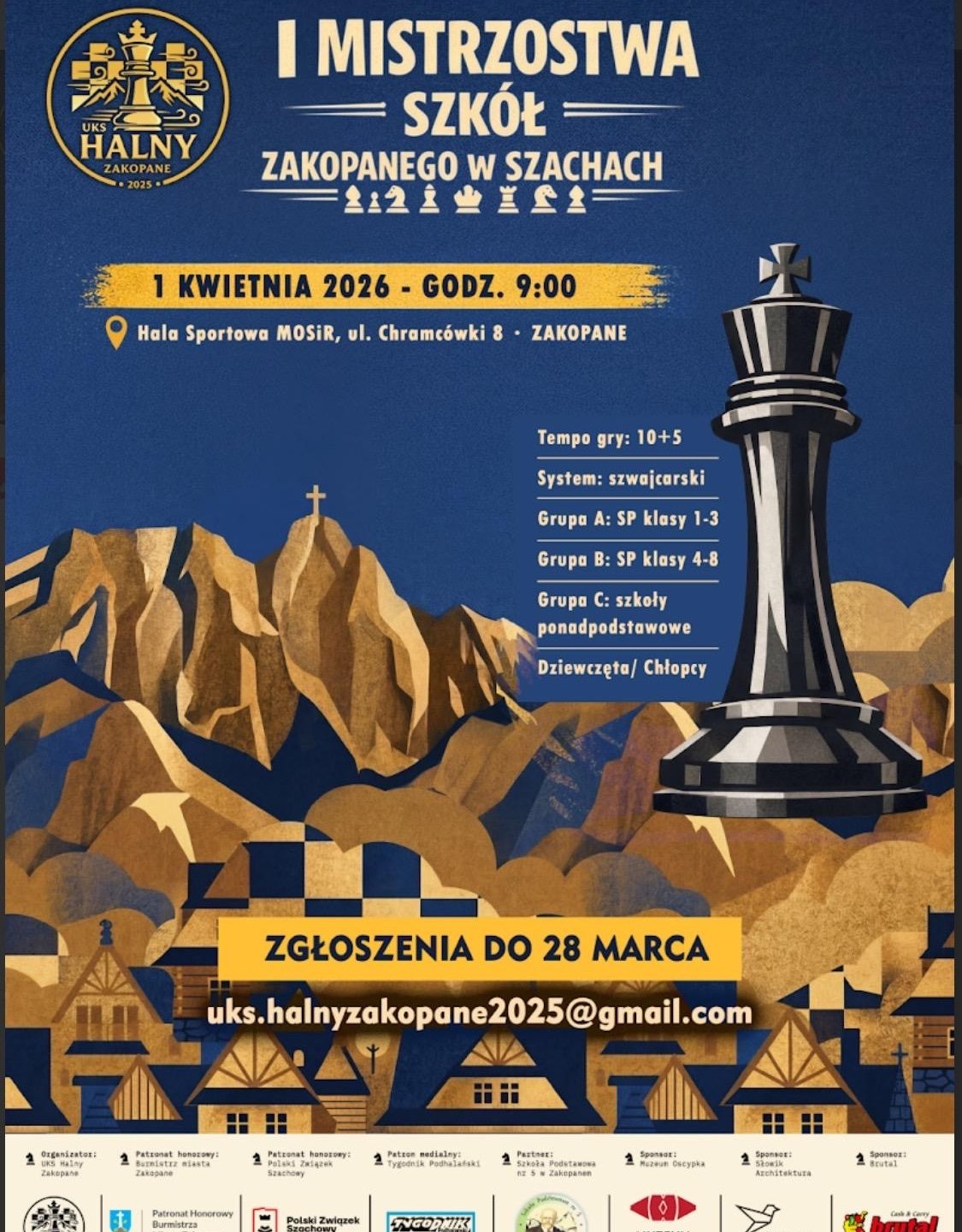 I Mistrzostwa Szkół Zakopanego w szachach