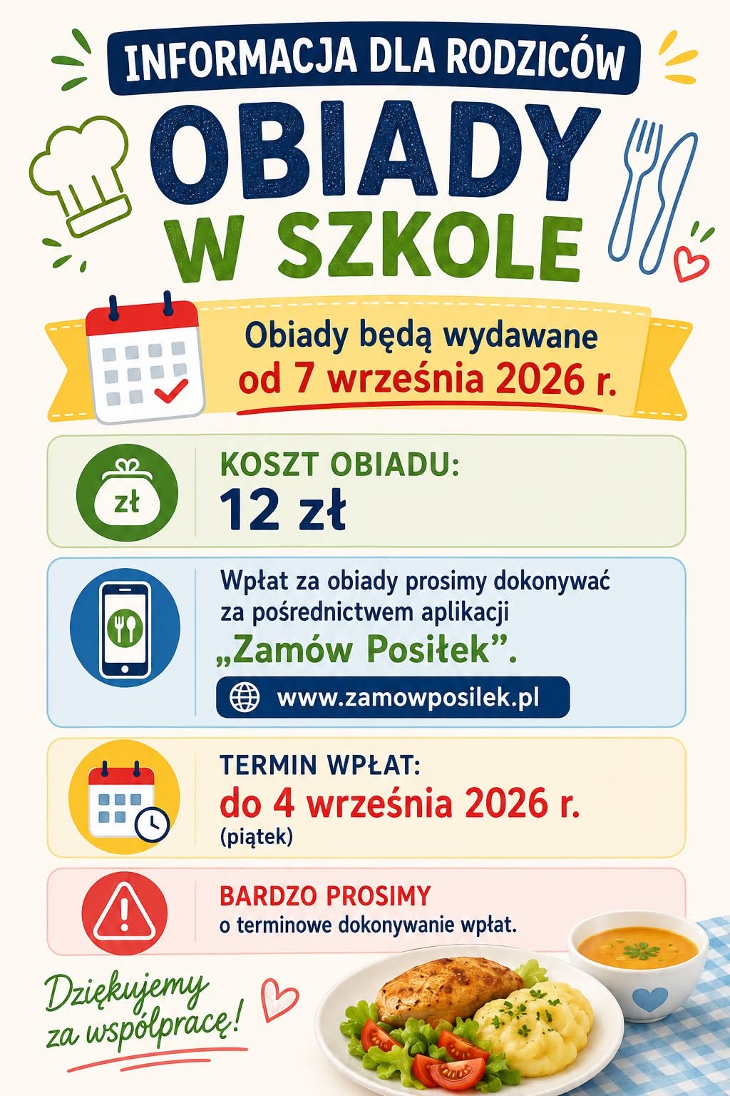 Obiady w szkole