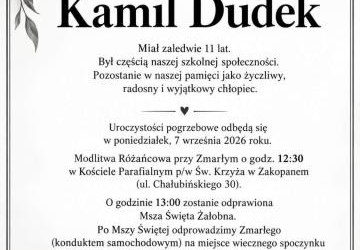 Pożegnanie Kamila