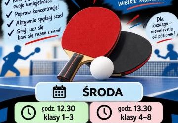 Zajęcia z tenisa stołowego