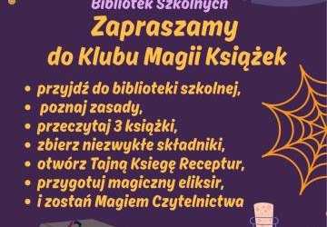 MAGIA KSIĄŻEK ZAWITAŁA DO NASZEJ SZKOŁY!